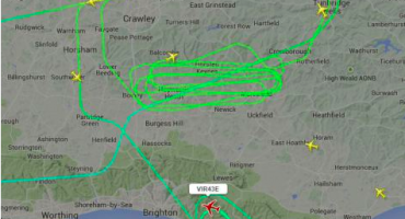 Flight radar visual