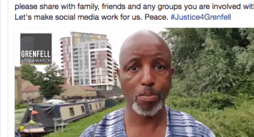 Screenshot of Grenfell Mediawatch