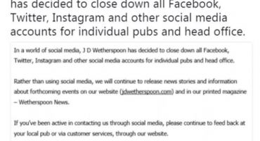 Wetherspoons final tweet