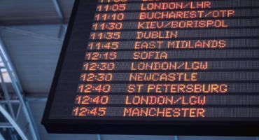 departures board