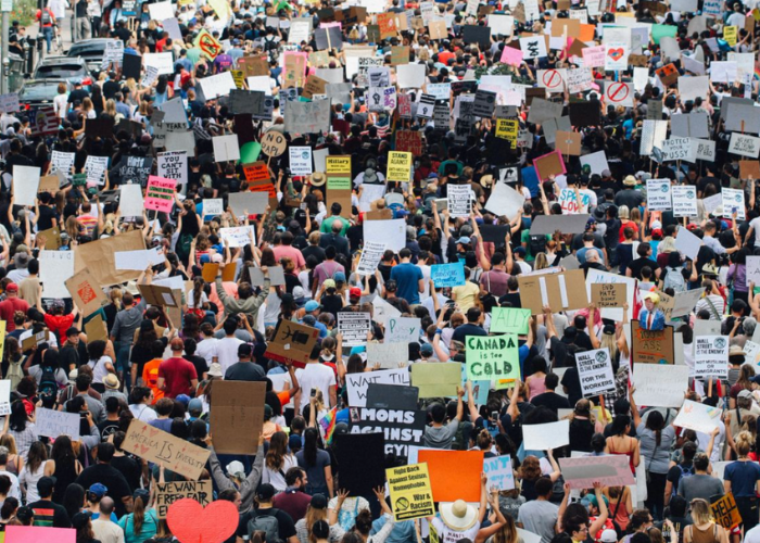 Image showing protesters